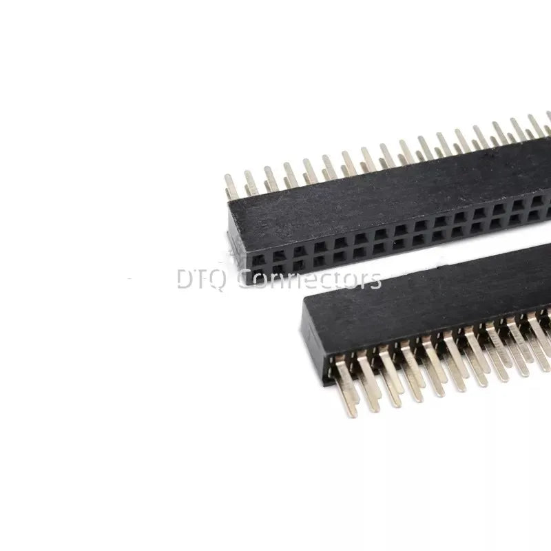 1.27mm 1.27 Double Row Female 3~50P Breakaway PCB Board Pin Header socket Connector Pinheader 2*3p 2*10p 2*6 2*20 2*12 2*25