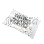 4000pcs 0402 SMD Resistor Kit Assorted Kit 10ohm-1M ohm 5% 80valuesX 50pcs=4000pcs Sample Kit