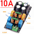 4A 10A 20A AC EMI Filter Audio Power Amplifier EMC EMI Electromagnetic Interference Purify Power DC Differential Mode Common
