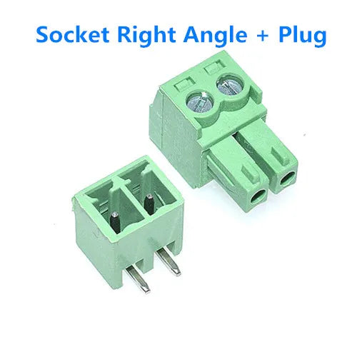 5Pair 15EDG KF2EDG 2.54mm 3.5mm 3.81mm 5.08mm PCB Screw Terminal Block 2-12Pin Male Plug Female Socket Pin Header Wire Connector