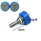1pcs  360 Degree Rotation TOPVR Conductive Plastic Potentiometer 357 22E B102 B202 B502 B103 360 Degree Rotation