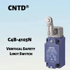 Safety Limit Switch, CNTD C4B‑4105N metal housing 1NO1NC forced disconnect contact, 10A 250VAC IP65, position trigger sensor for