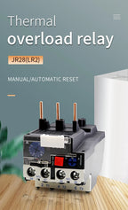 JR28 Thermal Overload Relay 1.6A 2.5A 4A 6A 8A 10A 13A 18A 25A LR2D13 Adjustable Thermal Relay Over Current Protection Relay