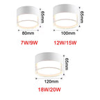 Led Surface Downlight 3CCT Tuya Bluetooth/ Zigbee Matter Fixtures Lighting Indoor Smart Lamp Lighting