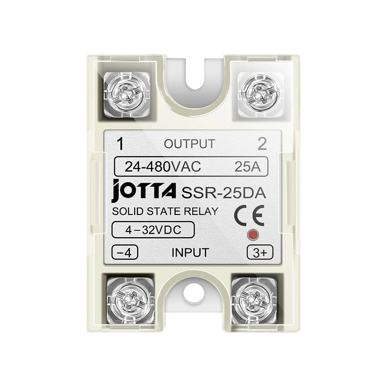 Solid State Relay Module SSR 10DA 25DA 40DA DC Control AC  Single Phase With Plastic Cover For PID Temperature Control