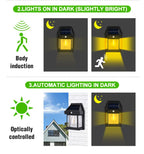 Solar Wall Lights Outdoor Tungsten Waterproof Wireless Motion Sensor Security Lamps Dusk to Dawn Lighting for Garden 1~8PCS 2026