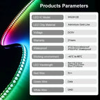 WS2812B Individually Addressable Led Strip light WS2812 5050 RGB Smart Pixels Led Light 30/60/74/96/144leds/m IP30/65/67 DC5V