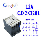 Mini AC Contactor, CJX2-K0910, K0901, K1210, K1201, K1610, 3main 1NO/3main 1NC Coil Voltage,230V, 50Hz,60Hz,9A,12A,16A 110V,24V