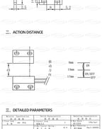 1PCS GPS-23 NO/NC switching Reed Magnetic Control Switch Replace PS-3150 Normally Open/Closed23*14MM Proximity Induction sensor