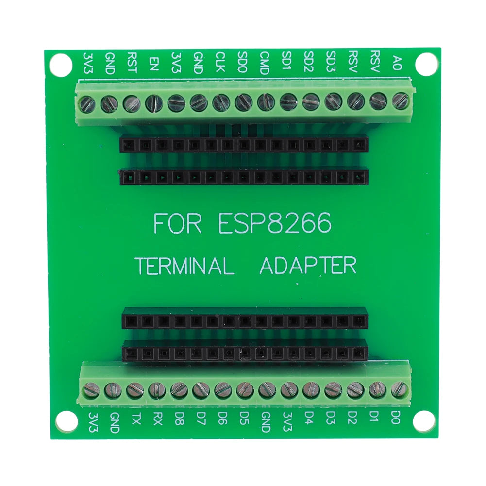 ESP8266 Expansion Board GPIO Breakout Expansion Board for ESP8266 ESP-12E NodeMCU for ESP8266 ESP-12E NodeMCU Development Board