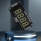 TM1637 Time Indicator Tube 4 Digit Digital Indicator Tube 7 Segment Digital LED Module 0.36 Inch Red Green Blue Yellow White