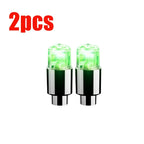 Car Hub Ambient Light Bicycle LED Tire Lights Universal Car Neon Lamp Valve Cover Lights Tire Colorful Flashing Bulb Decoration