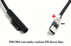 1-5pcs Type-C PD decoy module PD23.0 to DC DC trigger extension cable QC4 charger 9V 12V 15V 20V PDC004-PD