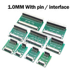 0.5mm 1.0mm pitch Connector SMT Adapter to 2.54mm hole FPC FFC Cable Welded board With Pin / Empty Board 6P 8P 10P 12P 20P 24P