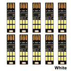 Mini USB LED Night Lamp Dimmable SMD 5730 USB Book Light Touch Control 6 leds Light For Laptop PC Book Reading Table Lamp