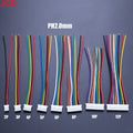 10pc 1.0 1.25 1.5 2.0 2.54 Sh/Jst/Zh/Ph/Xh 1.0mm 1.25mm 1.5mm 2.0mm 2.54mm Female Plug Connector With Wire 2/4/5/6/8/10/12P Pin