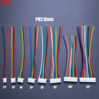 10pc 1.0 1.25 1.5 2.0 2.54 Sh/Jst/Zh/Ph/Xh 1.0mm 1.25mm 1.5mm 2.0mm 2.54mm Female Plug Connector With Wire 2/4/5/6/8/10/12P Pin