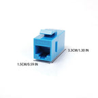 1-5Pcs Colorful RJ45 Cat6 Straight-Through Keystone Module Extender Adapter Couplers Plug CAT6 Inline Coupler Keystone Jack Plug