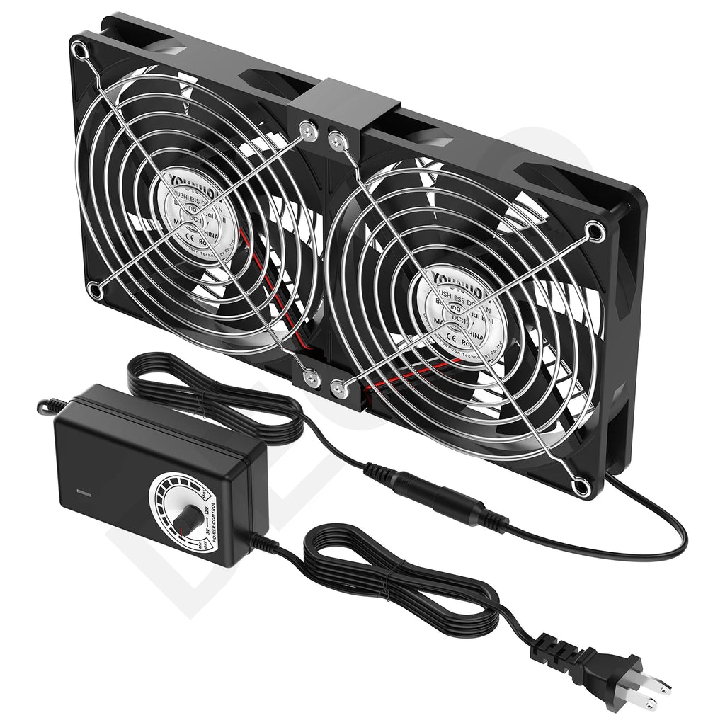 12cm High Speed Large Air Volume 100V 220V Btc Mining Machine Workstation Cabinet 120MM Violent Server Cooling System Fan Kit