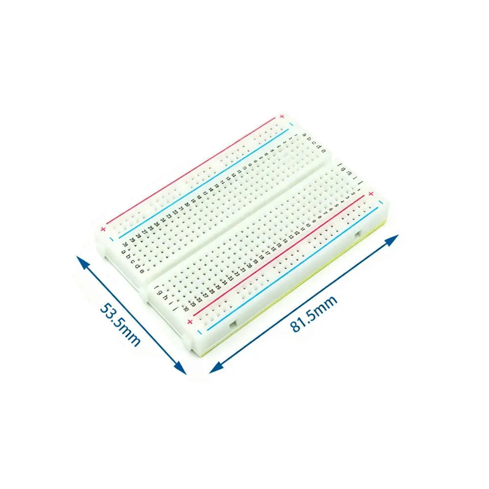 170 / 400 / 830 Tie Points Solderless Breadboard MB-102 BB-801 SYB-170 Prototype Universal PCB Jumper Dupont Test Bread Board