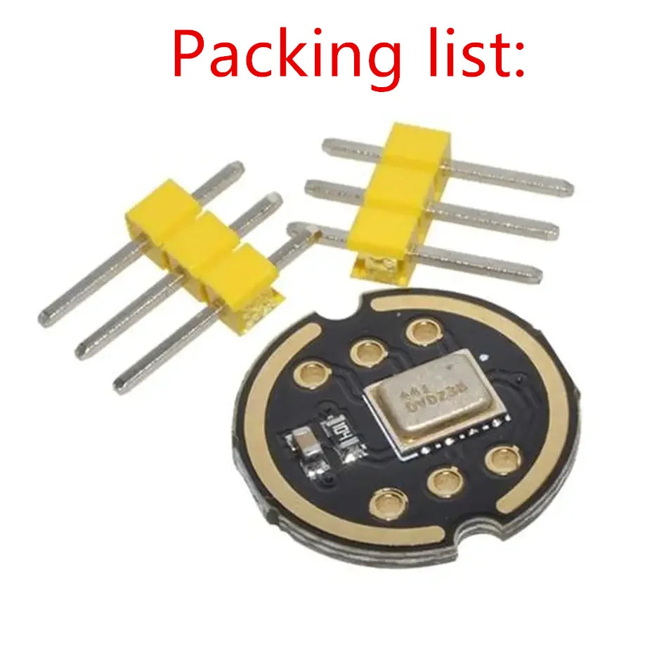 Omnidirectional Microphone Module INMP441 High Precision Low Power Ultra-Small Volume I2S Interface for Development Boards Kits
