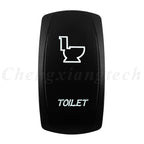 Marine 12V 24V White Led On Off Rocker Switch 5Pin SPST Momentary Switch DPDT ON OFF ON 3-Way for Car Boat Carling 4X4 Narva