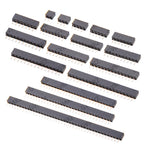 10pcs 1X 2X/2/3/4/5/6/8/10/40 PIN Single Row Straight FEMALE PIN HEADER 2.0MM 2MM Strip Connector So 1X 2