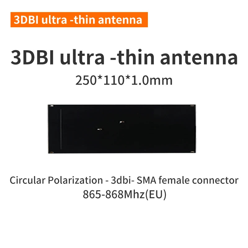 UHF RFID Antenna 3dbi 5dbi Gain Circular Polarization Antenna SMA Female Connector RFID UHF PCB Antenna for Shelf Management