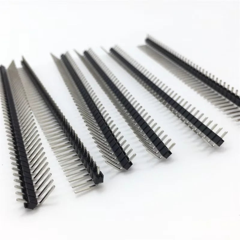 5/10pcs Right Angle Single Row 40-pin 2.54mm Male Header for Breadboard