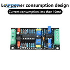 DC Single Supply 7-15V Dual-Channel Analog VU Meter Driver Board LMC660+LM358 Chip for Audio Tube Amplifiers Low Noise
