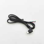 1/5Pcs Right Angle 2Pin 4Pin Wire USB Type C/Micro USB Male Plug Power Supply Charger Connector DIY Repair Cable 0.25m 0.3m 1m