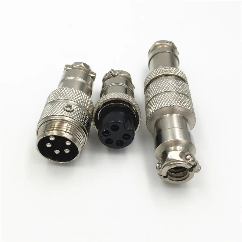 10Sets GX16 Docking Aviation Plug 16mm 2 3 4 5 6 7 8 9 10 Pin Plug Male + Female Connector