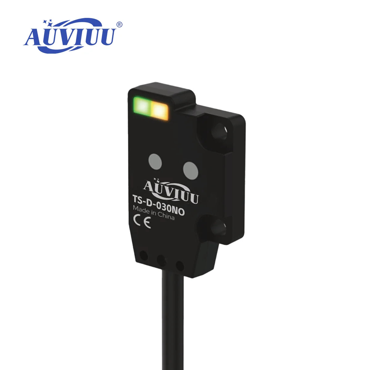 TS Ultra-thin Photoelectric Sensor 30/250/500/1000mm NPN PNP Front Through-beam Fast Response High Precision Anti‑interference