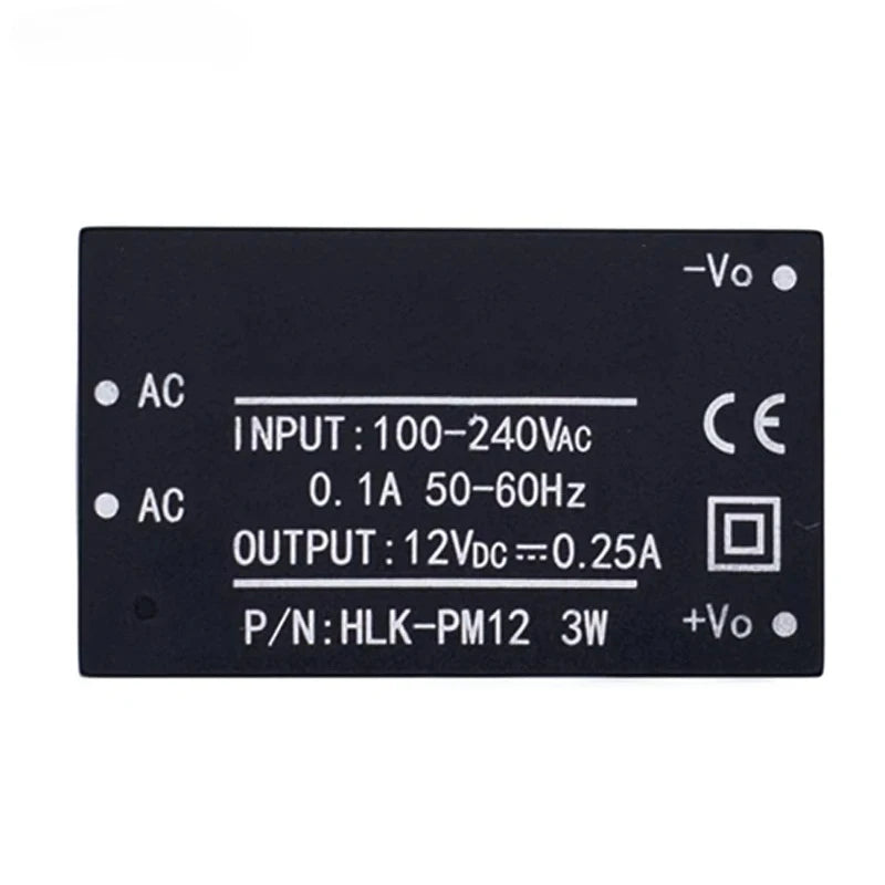 10pcs HLK-PM01 HLK-PM03 HLK-PM12 AC-DC 220V to 5V/3.3V/12V Mini Power Supply Module PM01 PM03 PM12 Isolated Transformer