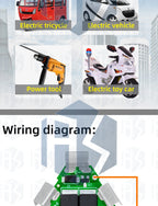 3s/4s/5S  Battery Charging Protection Board Li-Ion Lithium Battery Pack Protection Circuit Board BMS Module For Power Tools