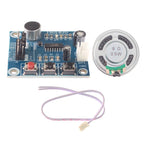 ISD1820 Voice Recording Module Playback Audio Board with Microphone &0.5W 8Ohm Loudspeaker for DIY Sound Electronics