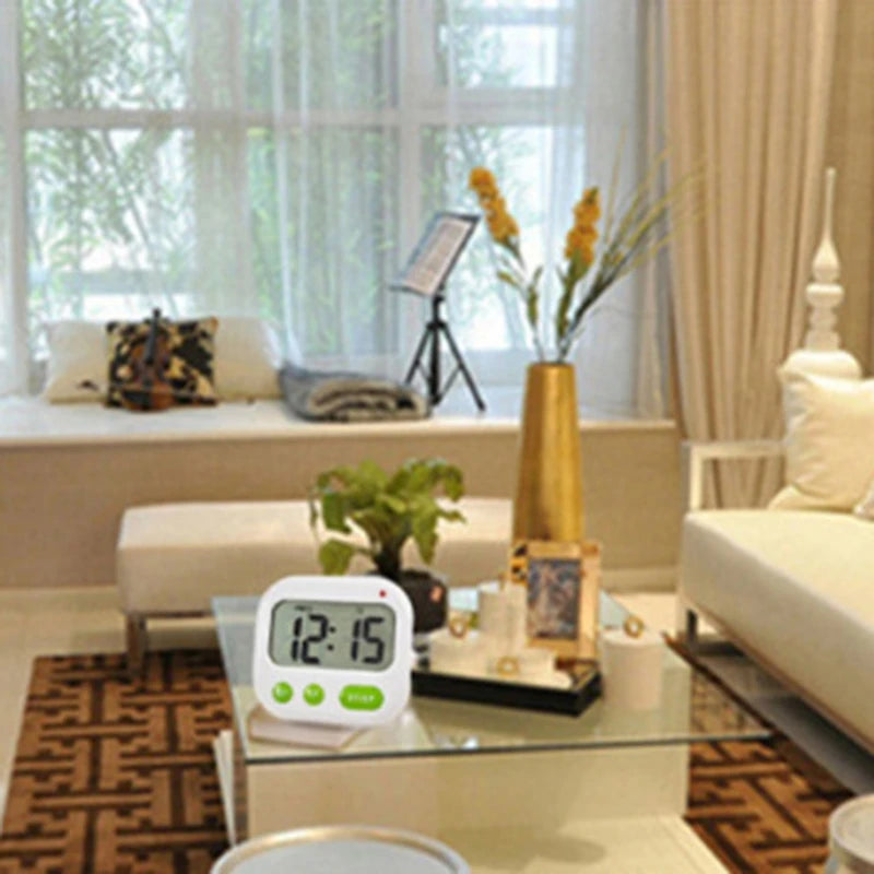Portable Timer Clock with Backlight Vibrating Alarm Clock Vibrating Alarm Clock Compatible For Office Bedroom Dormitory
