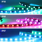 WS2812B WS2811 WS2813 WS2815 RGB LED Strip WS2812 Individually Addressable 30/60/144pixels/Leds/M Tape Light IP30/65/67 DC5V/12V