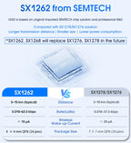 SX1262 LoRa Wireless Module 868Mhz 915Mhz 433 475Mhz DX-LR30 22dBm 8KM Long Range SMD RF Module Power Supply