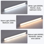 Under Cabinet Lights LED Motion Sensor Night Light Thin Rechargeable Dimmable Lamps Kitchen Cabinet Bedroom Wardrobe Lighting