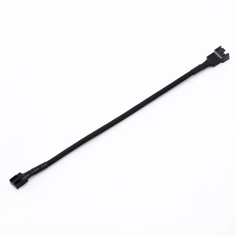 4 Pin Pwm Fan Cable 1 To 1/ 2/3/4 Ways Splitter Black Sleeved 27cm Extension Cable Connector PWM Extension Cables