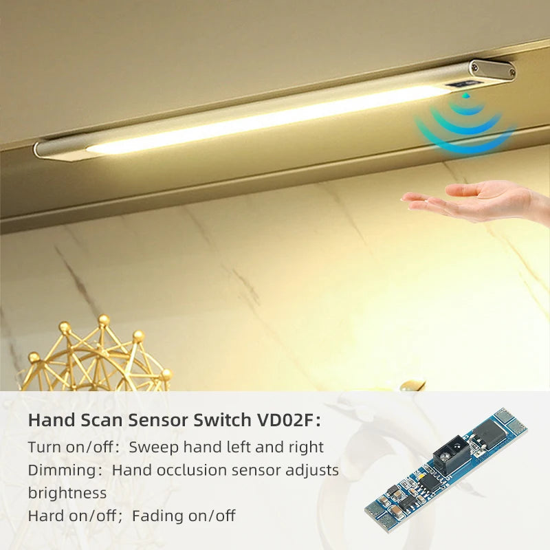 DC12V 24V New Lead-free Sensing Module 8A Pir Motion/ IR Hand Wave/Touch Sensor Module for LED Cabinet Light