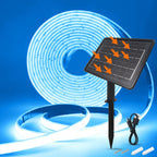 Solar Neon Light Strip 24V COB Waterproof IP68 Red Green Blue Warm Natural White 320LEDs/m Flexible High Density Linear Lighting