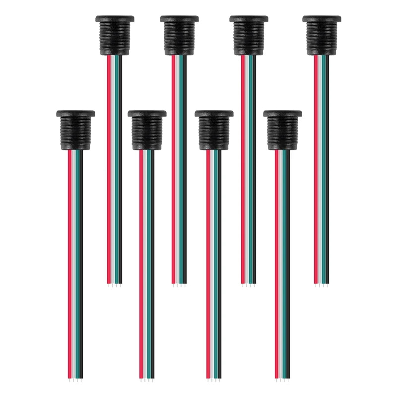 10pcs Type-C Female Socket Connector Waterproof Jack Female Charging Port 3A USB-C Charger Plug Socket(4pin Without Terminal)