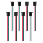 10pcs Type-C Female Socket Connector Waterproof Jack Female Charging Port 3A USB-C Charger Plug Socket(4pin Without Terminal)