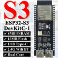 ESP32-S3-DevKitC-1 Development Board BT 2.4G Wifi Module for Arduino 8MB PSRAM 16MB FLASH N16R8 44Pin CP2102 Type-C ESP32S3
