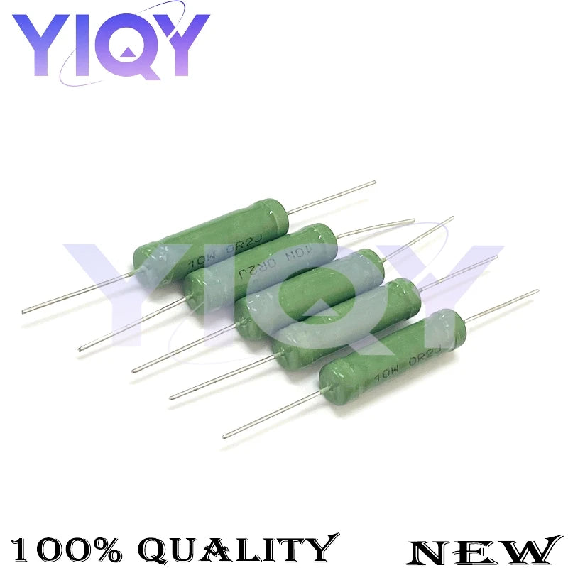 5PCS RX21 Wirewound Resistor 10W 0.05R-47K 0.1R 0.33R 1R 2.2R 3.3R 36R 10K 62R 4.7R 3.3K 4.7K 1K 33K 47K Ohm Power Resistor