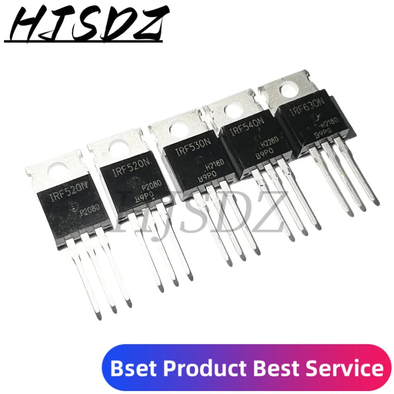 10PCS/LOT IRF840 IRF840PBF IRF510N IRF520N IRF530N IRF540N IRF630N IRF640N IRF730 IRF740 IRF830 IRF840 MOS TO220 original nuevo