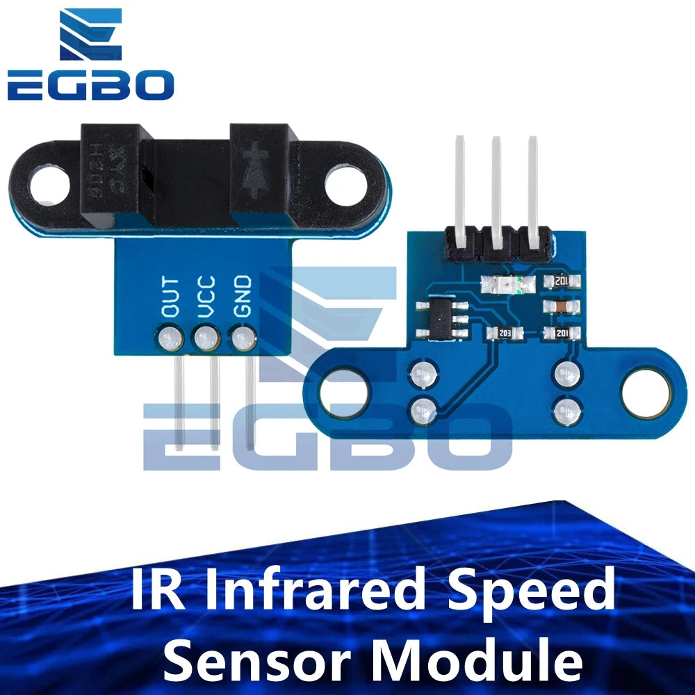 1~10PS EGBO IR Infrared Speed Sensor Module Distance Measurement Detection Optocoupler For Arduino Smart Car/Robot