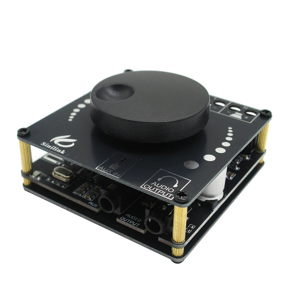 Mini Bluetooth 5.0 50W+50W Dual Channel Audio Power Digital Amplifier Board Stereo Amplifier 3.5MM AUX USB APP XY-AP50L